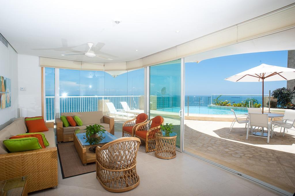 Hotel Irotama Lago Santa Marta  Exterior photo A living room with a view of the ocean